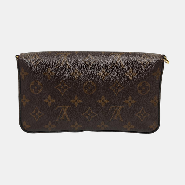 FÉLICIE Monogram Coated Canvas Brown