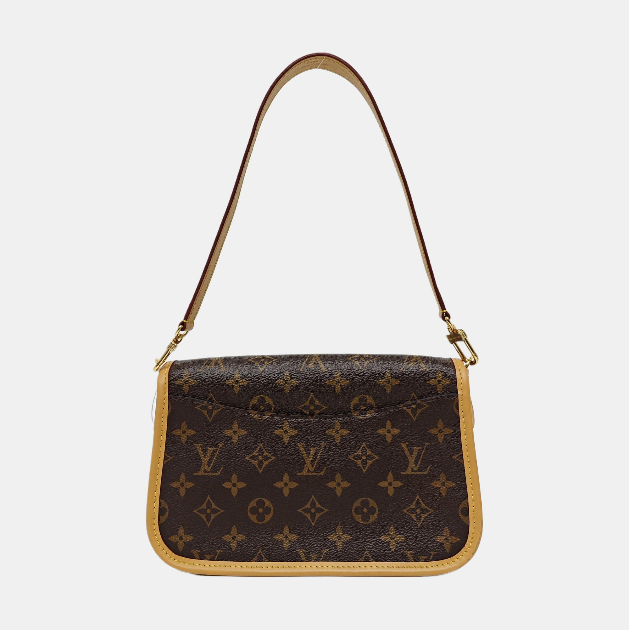 DIANE Monogram Coated Canvas Brown