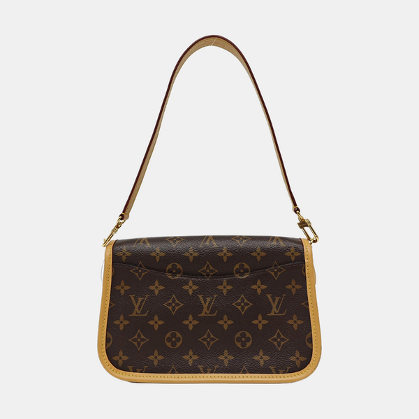 DIANE Monogram Coated Canvas Brown