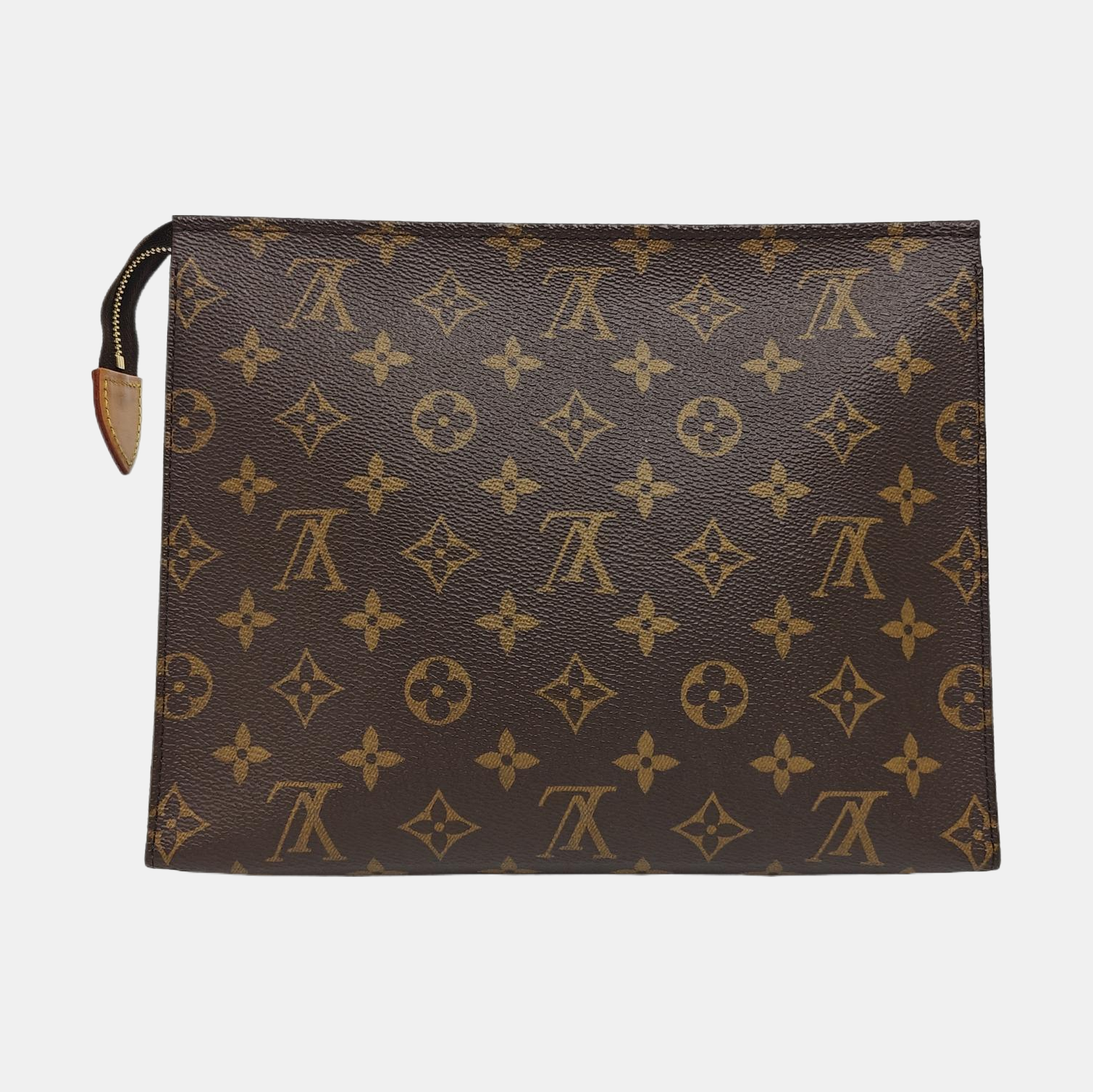 TOILET POCKET 26 Monogram Coated Canvas Brown