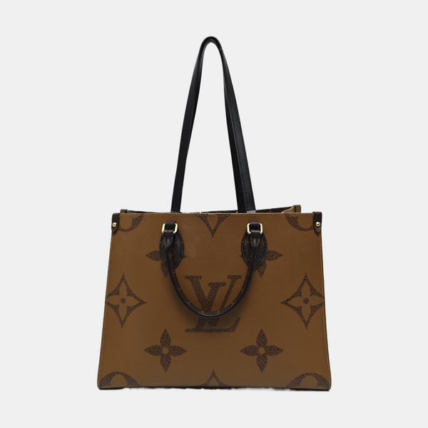 ONTHEGO MM Monogram Coated Canvas Brown