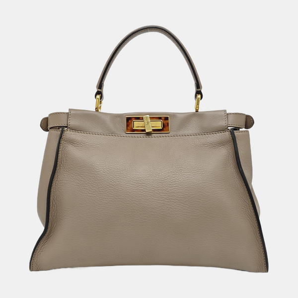 Peekaboo Medium Calfskin Beige