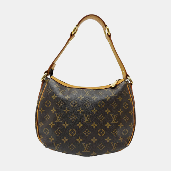 TULUM PM Monogram Coated Canvas Brown
