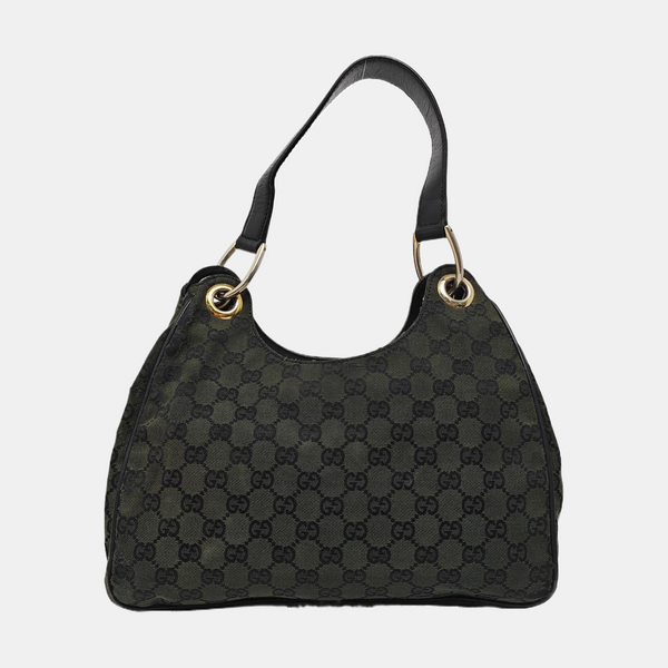 Monogram Canvas Top Handle Bag Green
