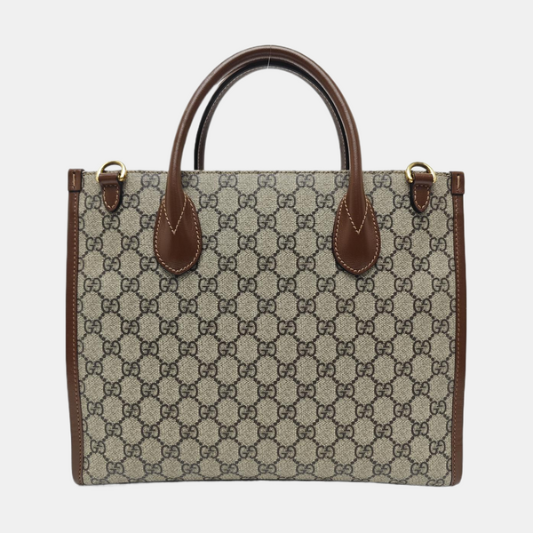 Retro Small Monogram Coated Canvas Brown