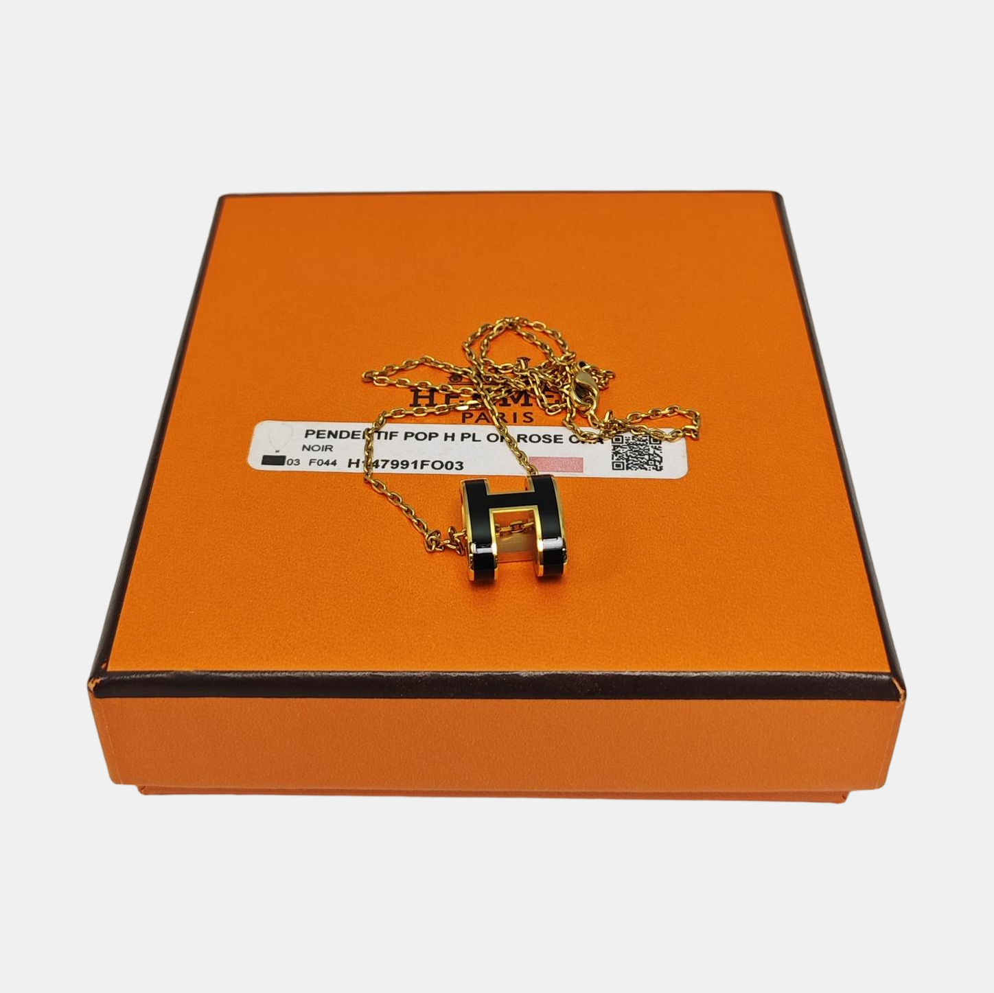 Pop H Metal Rose Gold Necklace