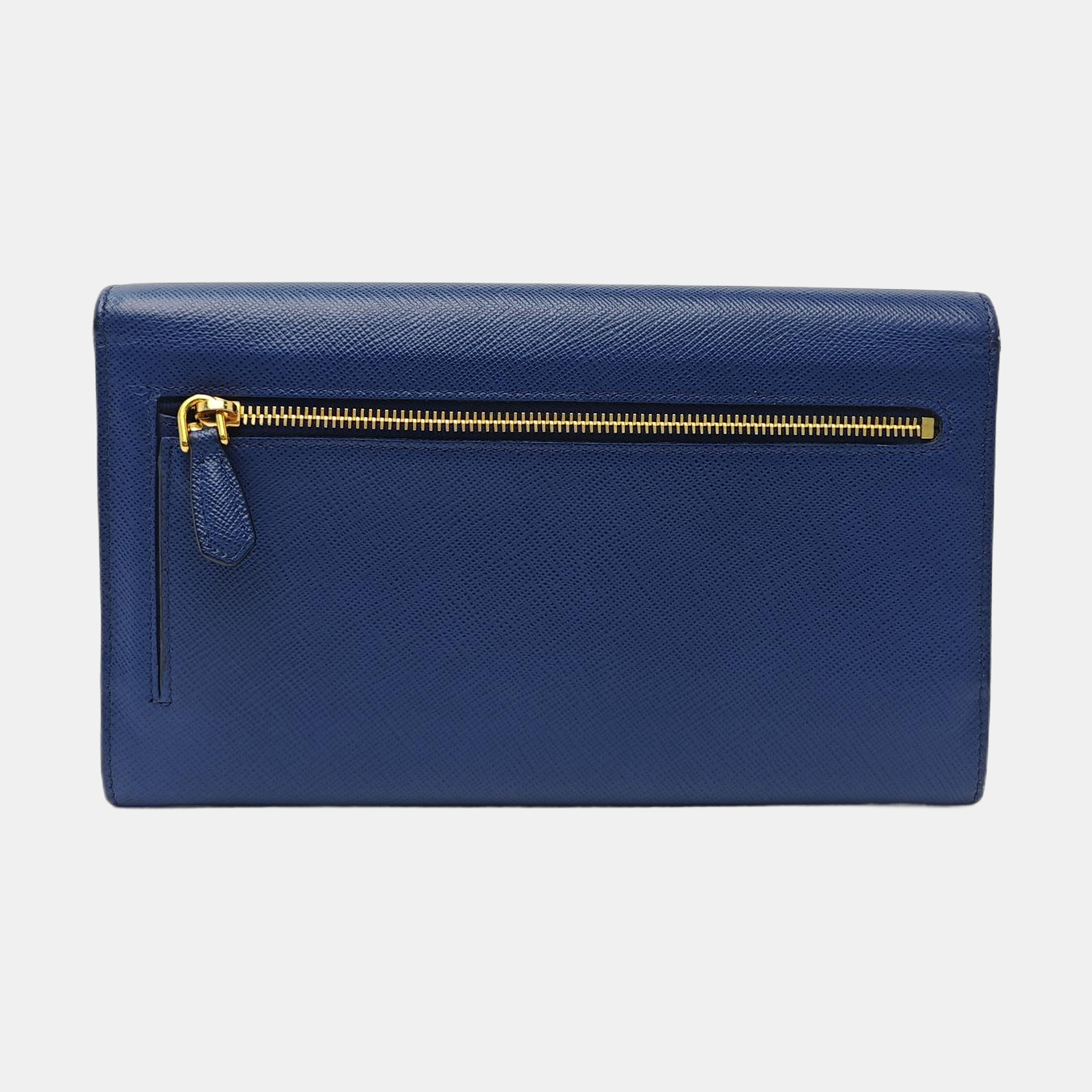 Calfskin Clutch Large Blue