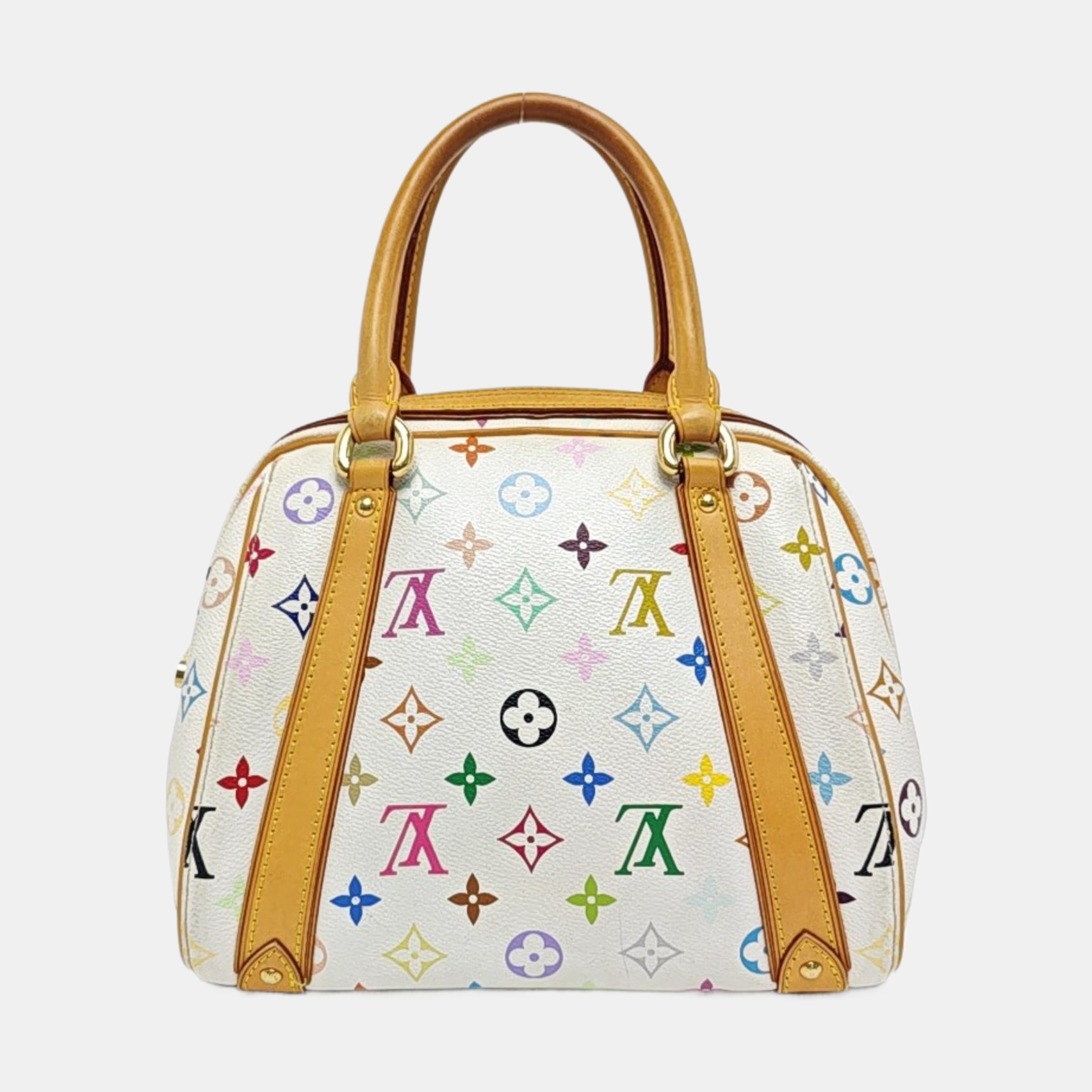 LV × TM PRISCILLA Monogram Coated Canvas White