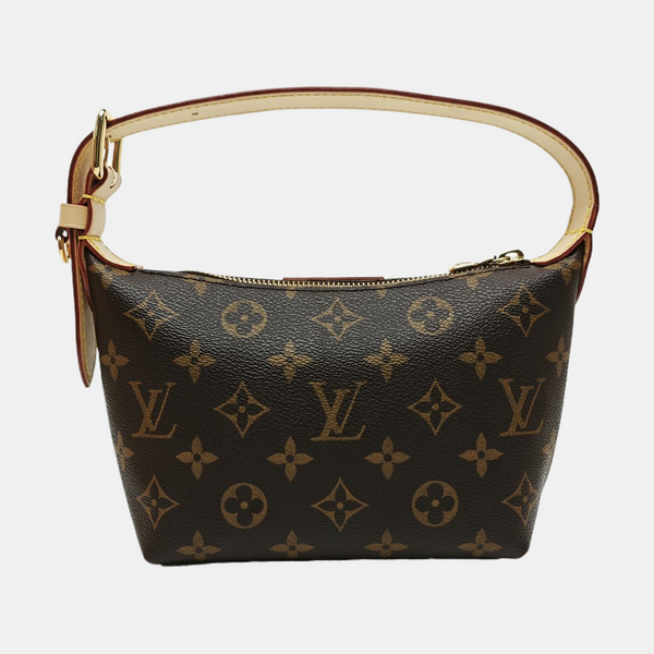HILLS Monogram Coated Canvas Brown