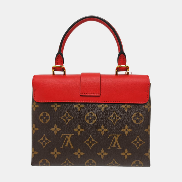 LOCKY BB Monogram Coated Canvas Red