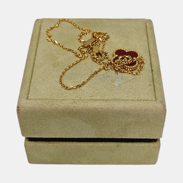 Vintage Alhambra 18k Gold Necklace