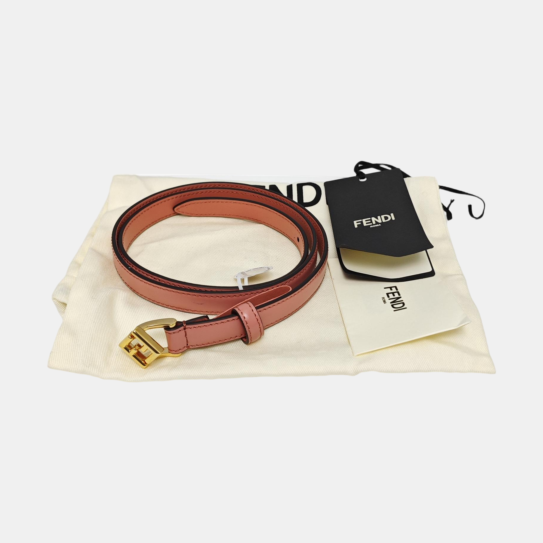 Leather Belt Red