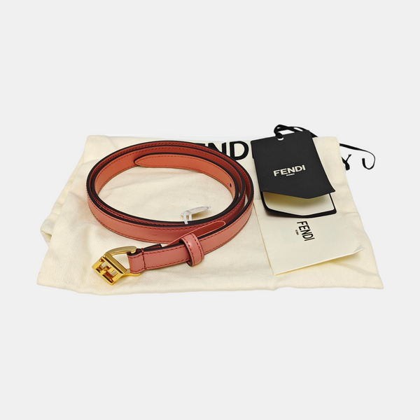 Leather Belt Red