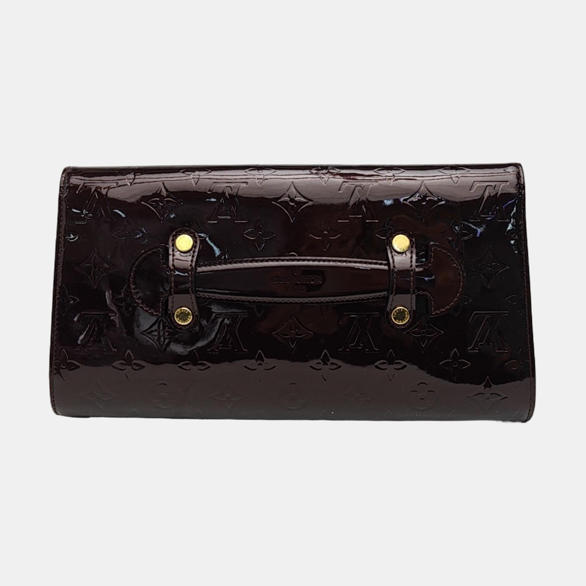 Patent Leather Clutch Red