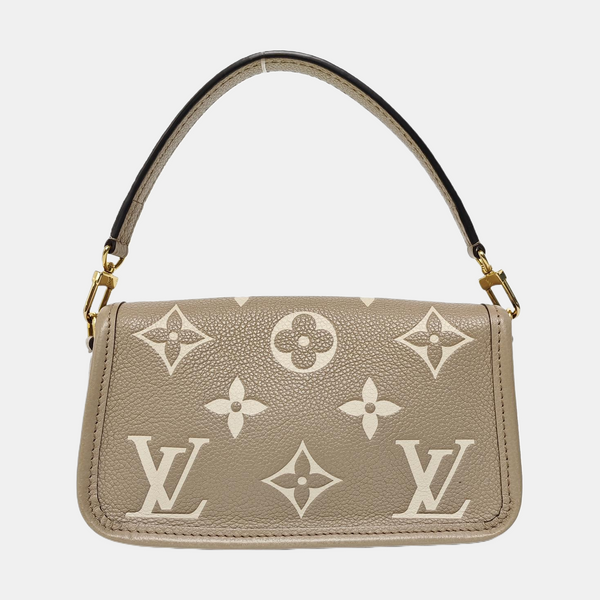 DIANE Nano Monogram Calfskin Gray