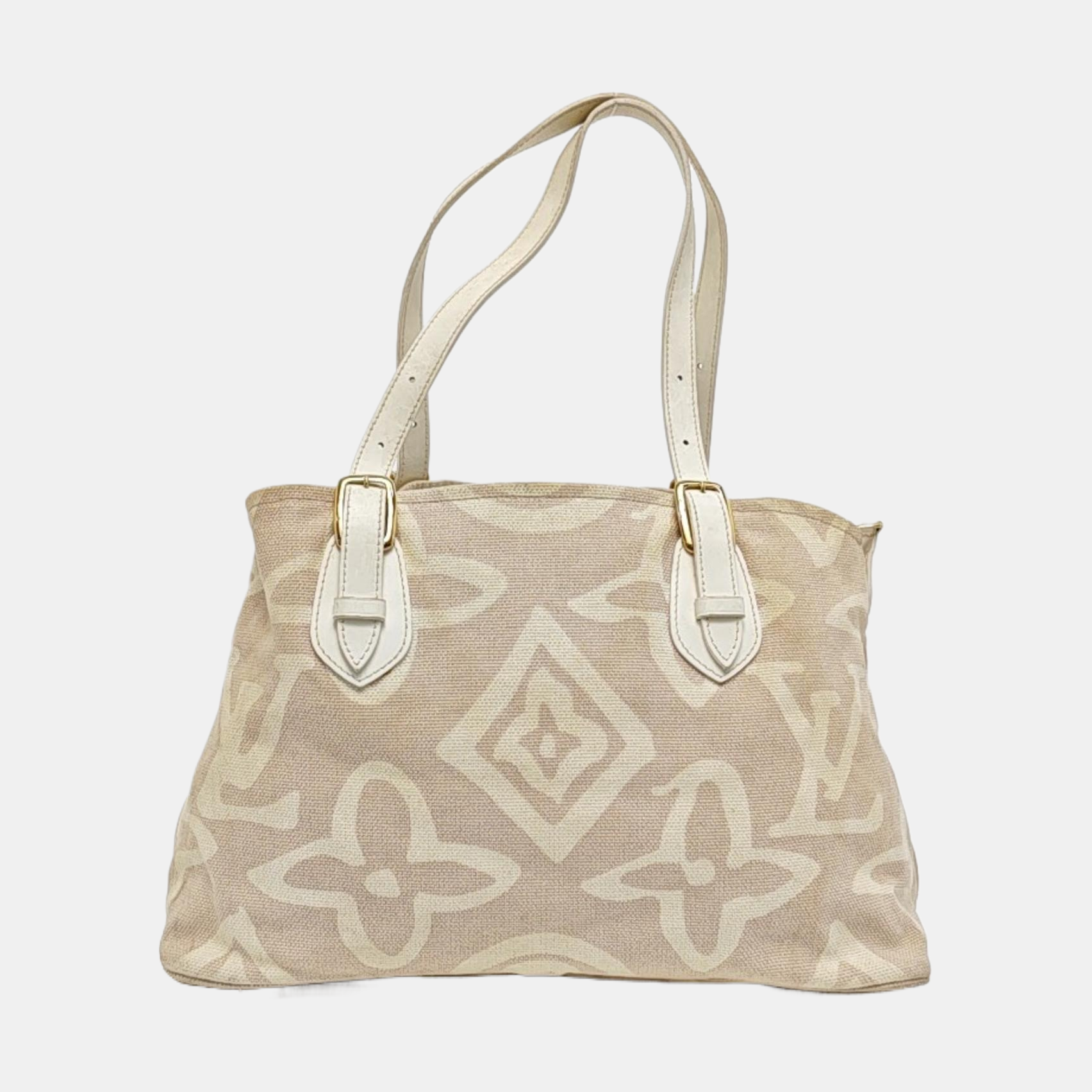 TAHITIENNE CABAS MM Monogram Canvas Beige