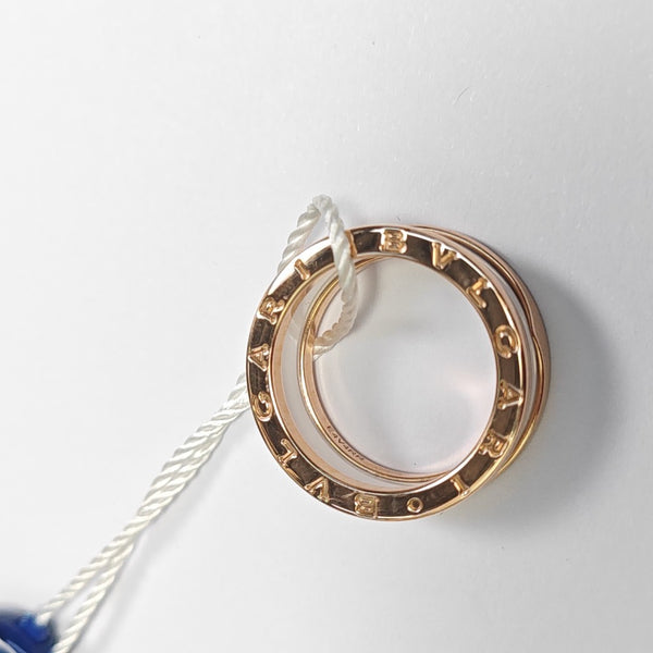 B.ZERO1 18k Rose Gold Ring EU 56