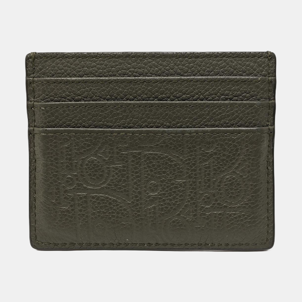 Calfskin Card Holder Green