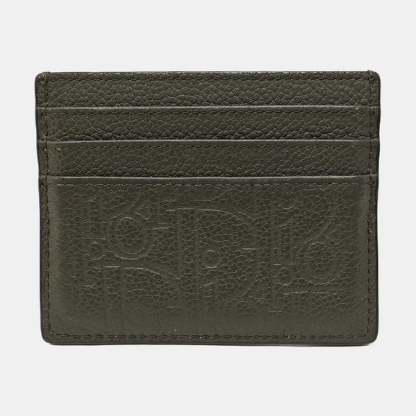 Calfskin Card Holder Green