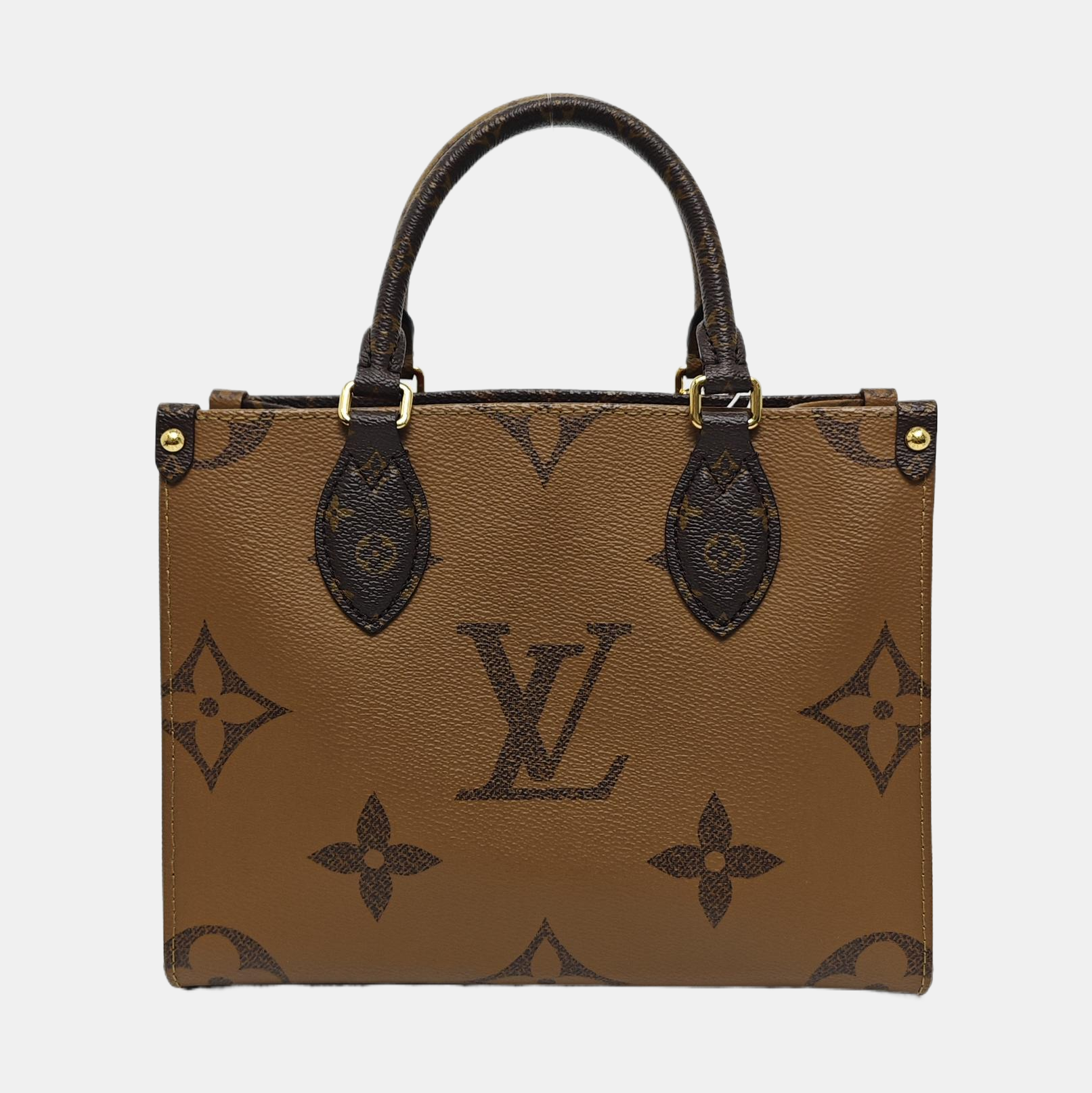 ONTHEGO PM Monogram Coated Canvas Brown