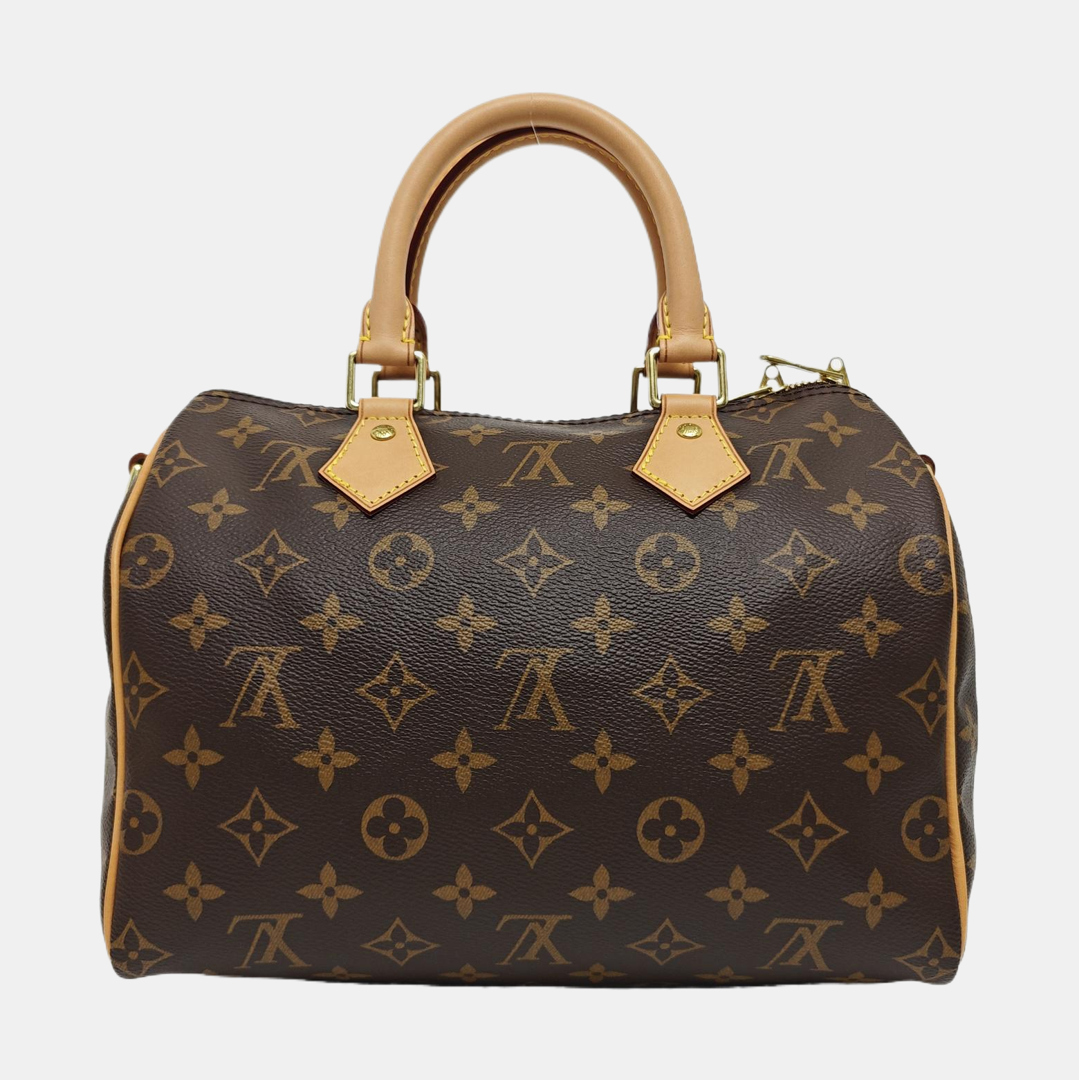 SPEEDY 25 Monogram Coated Canvas Brown