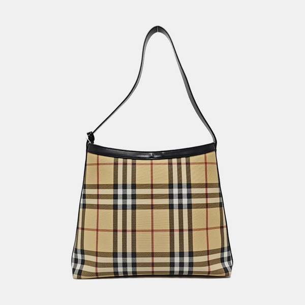 Coated Canvas Tote Bag Beige