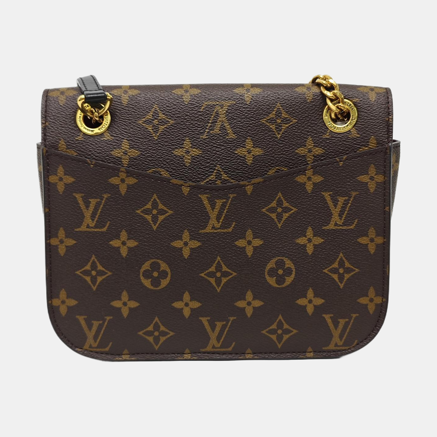 PASSY Monogram Coated Canvas Brown
