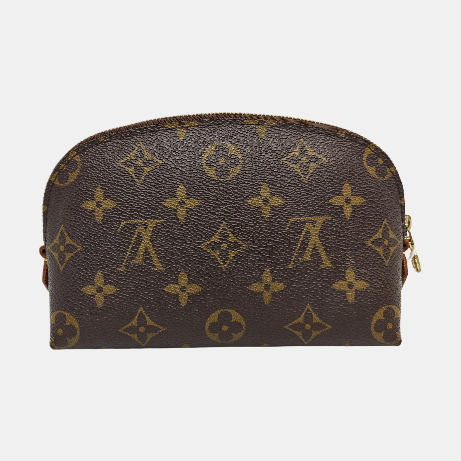 COSMETIC PM Monogram Coated Canvas Brown