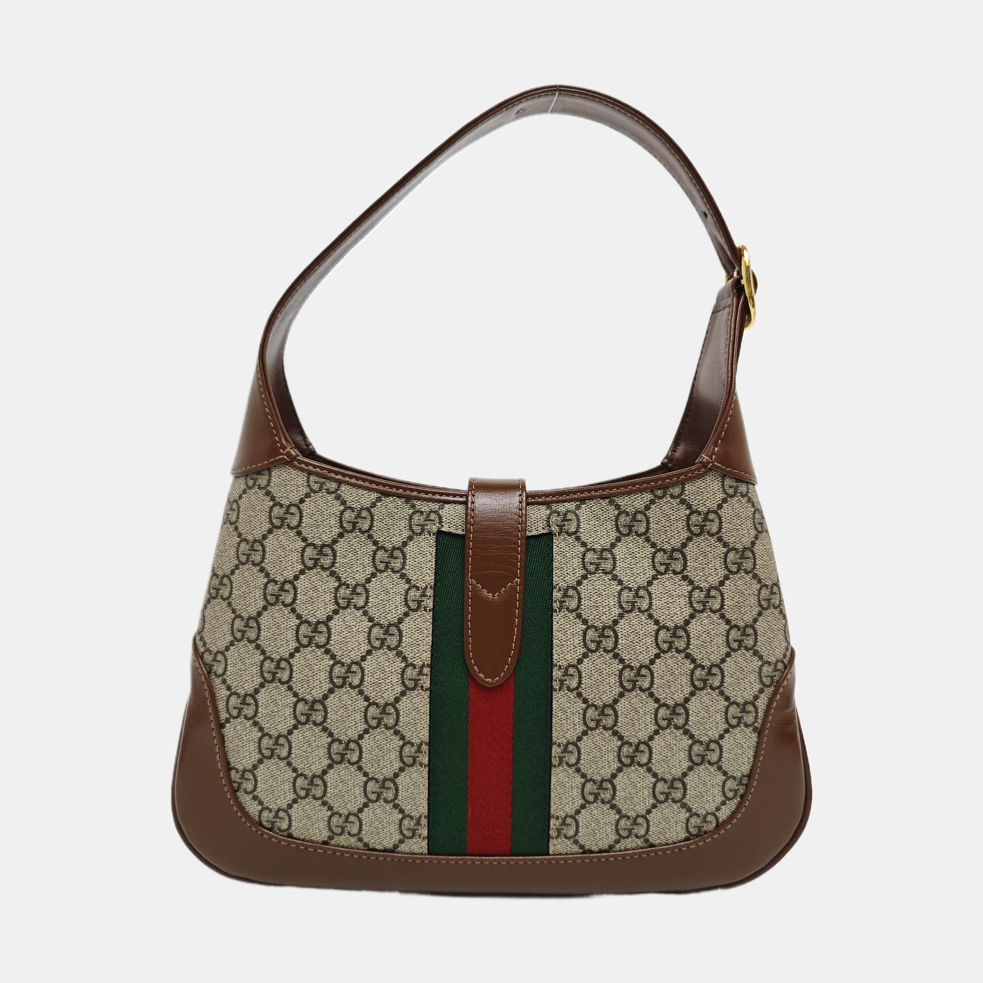 Jackie 1961 Small Monogram Coated Canvas Beige