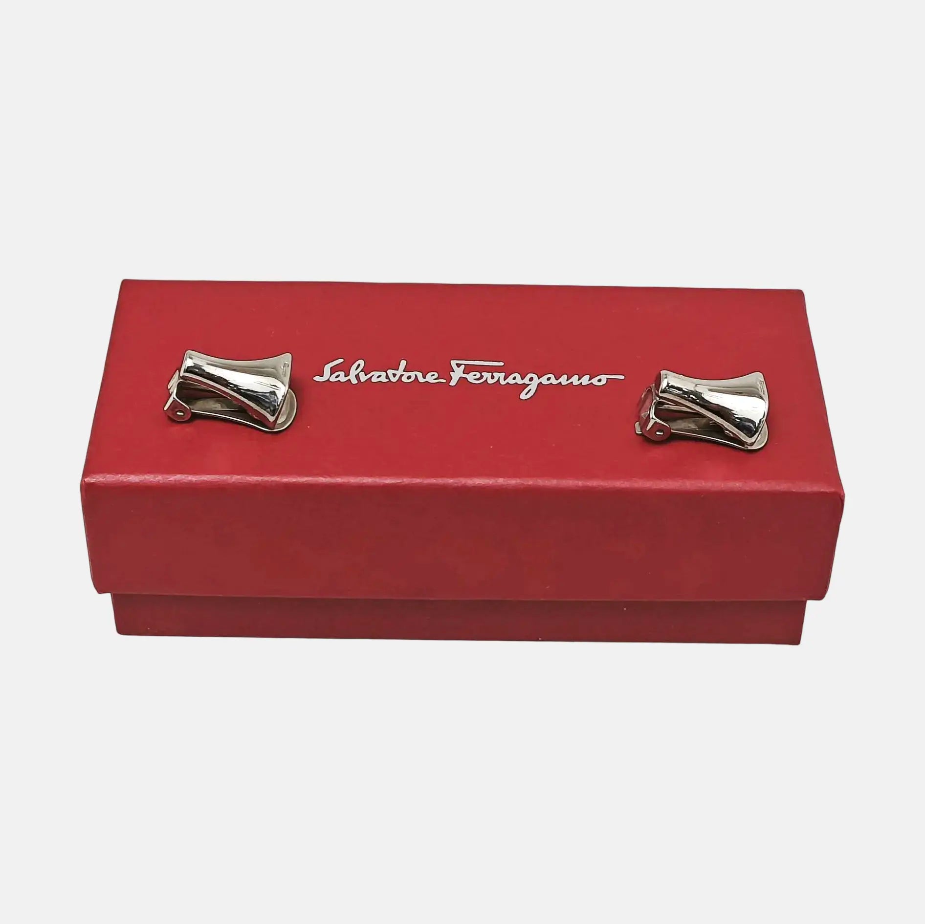 Metal Silver Clip On Earrings