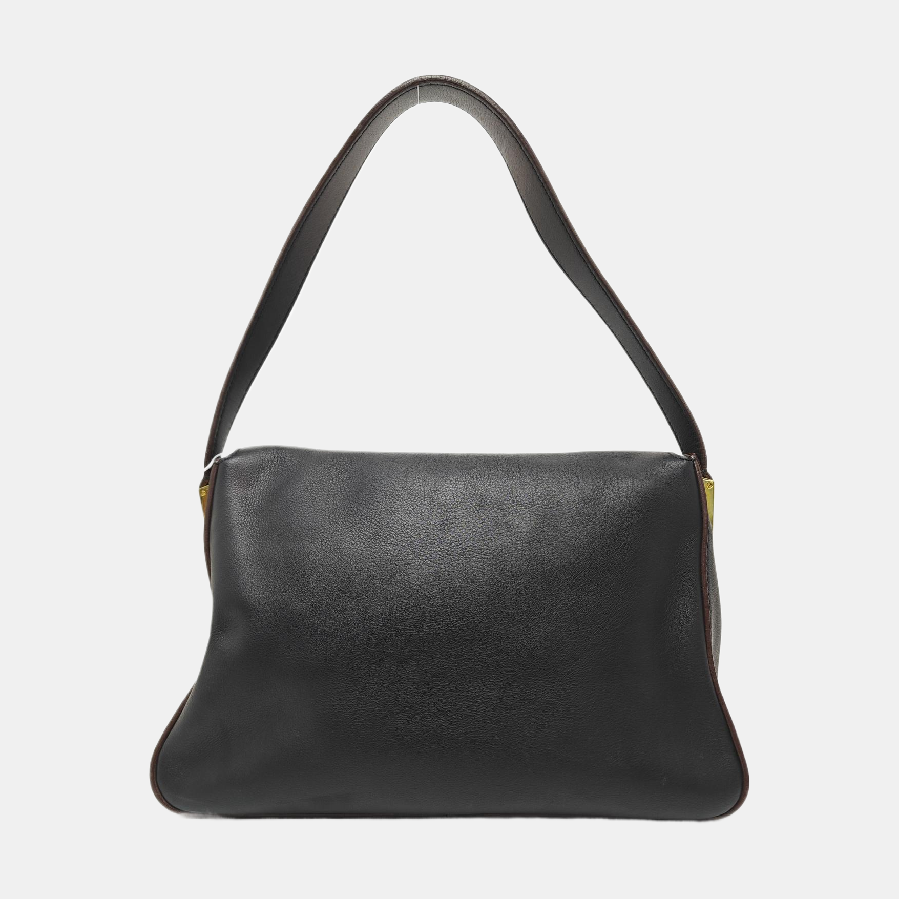 Calfskin Shoulder Bag Black