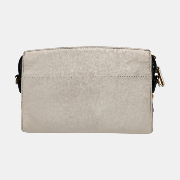 Calfskin Shoulder Bag White