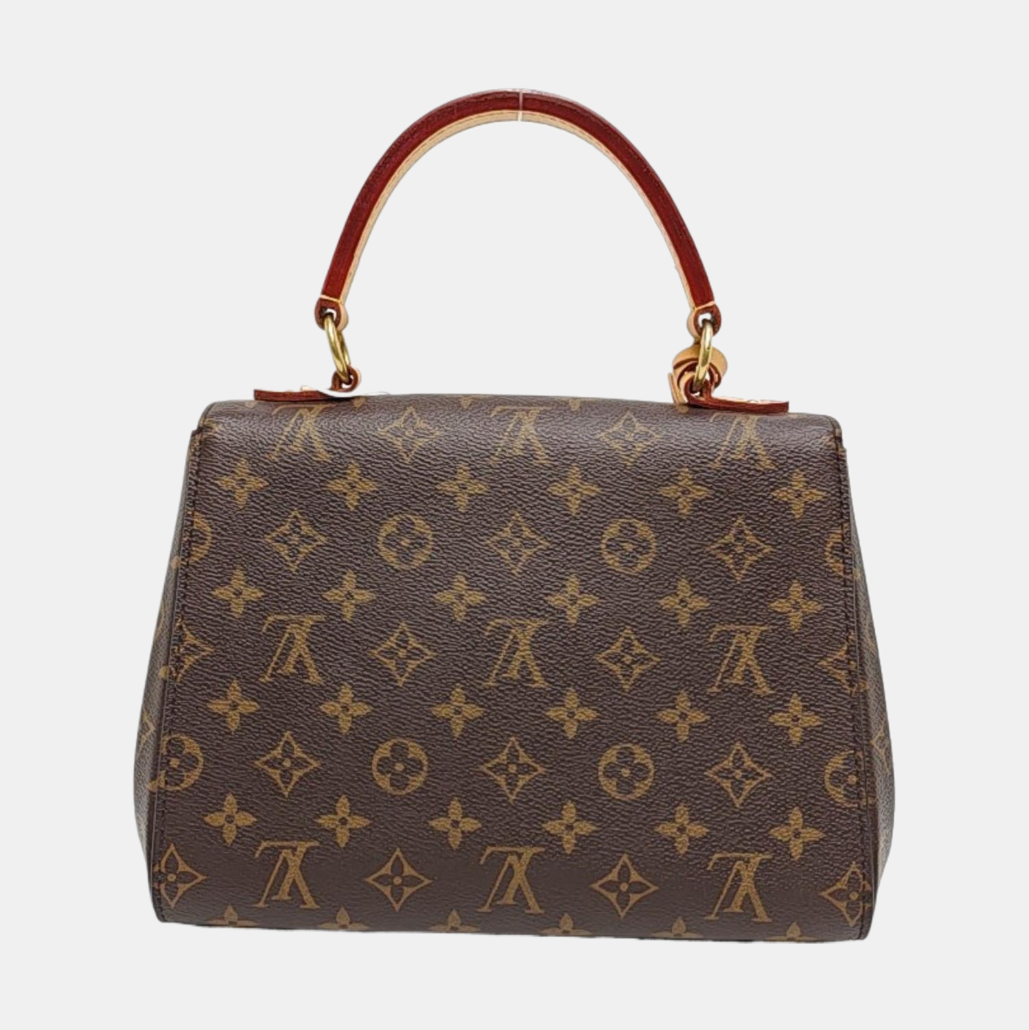 CLUNY PM Monogram Coated Canvas Brown