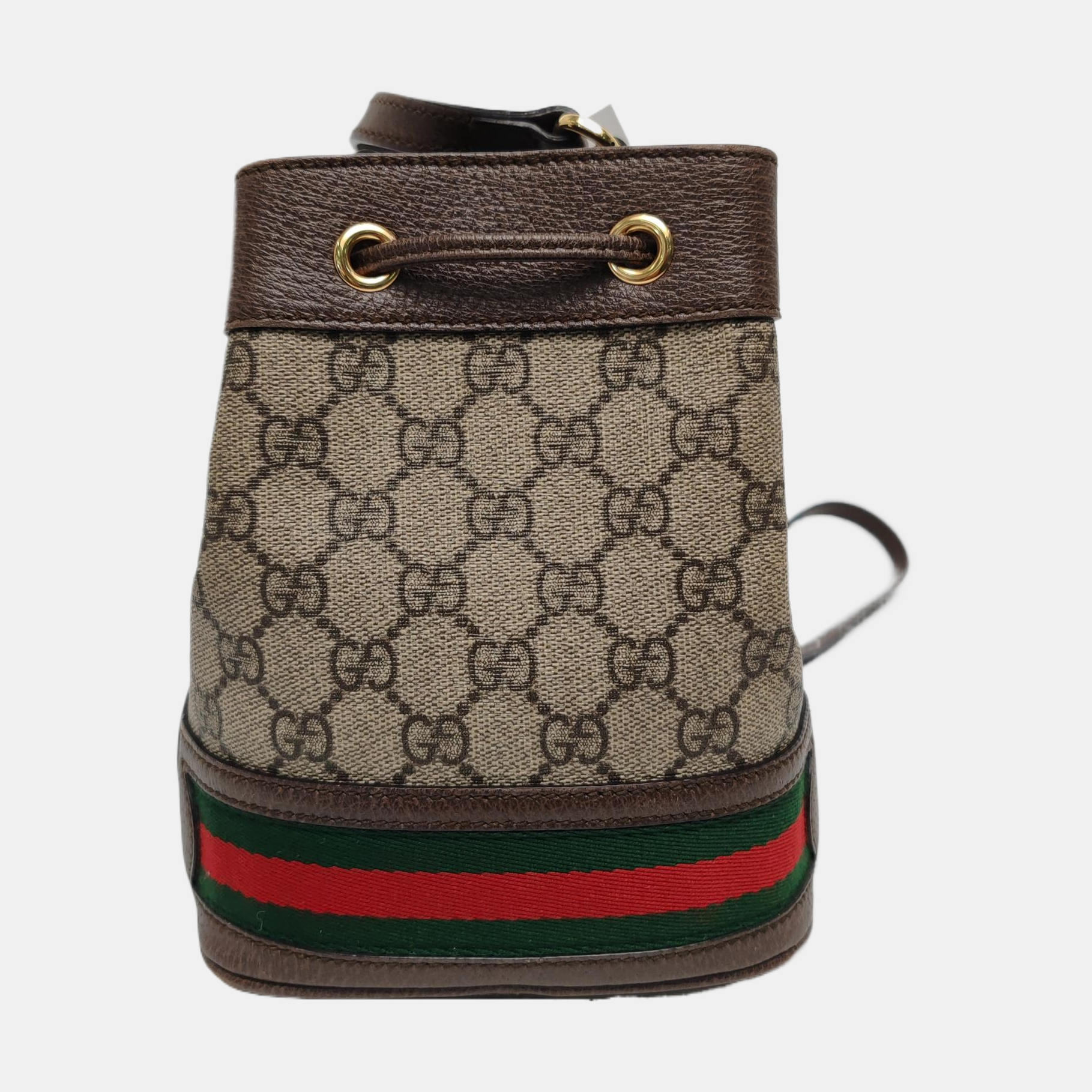 Ophidia Mini Monogram Coated Canvas Beige