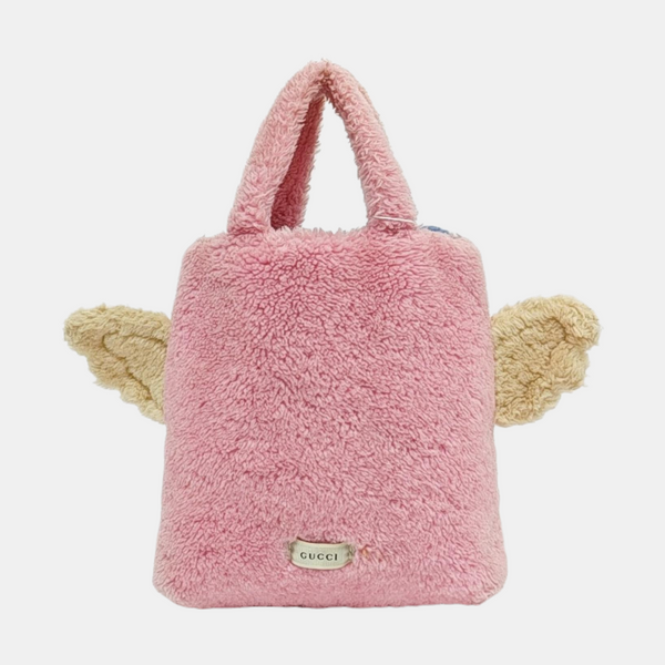 Children’s GG Bucket Sheepskin Pink