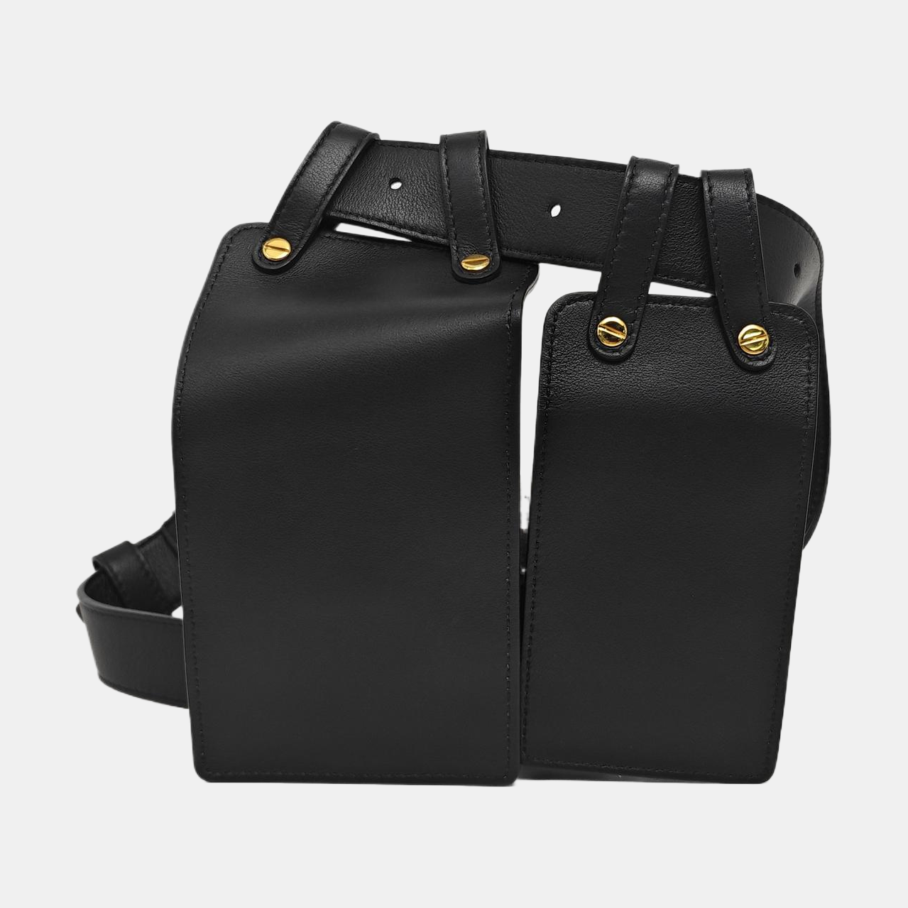 Calfskin Belt Bag Black