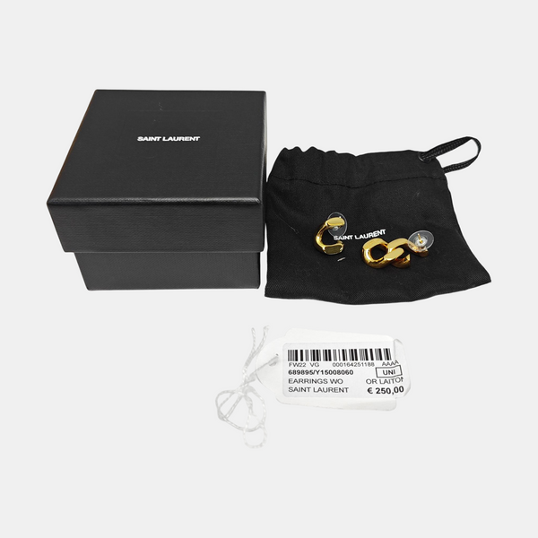 Metal Gold Stud Earrings