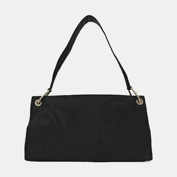 Nylon Shoulder Bag Black