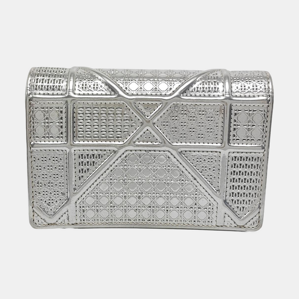 Diorama Quilted Calfskin Silver