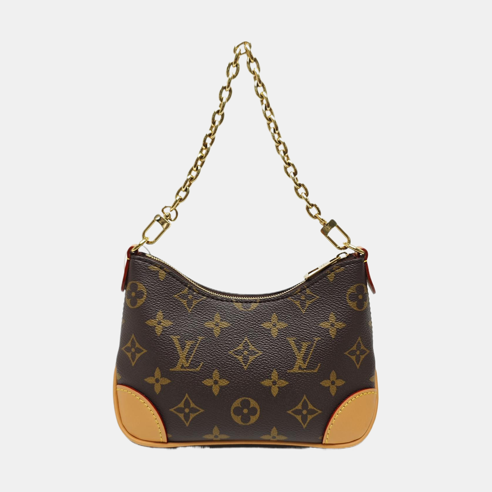 BOULOGNE Nano Monogram Coated Canvas Brown