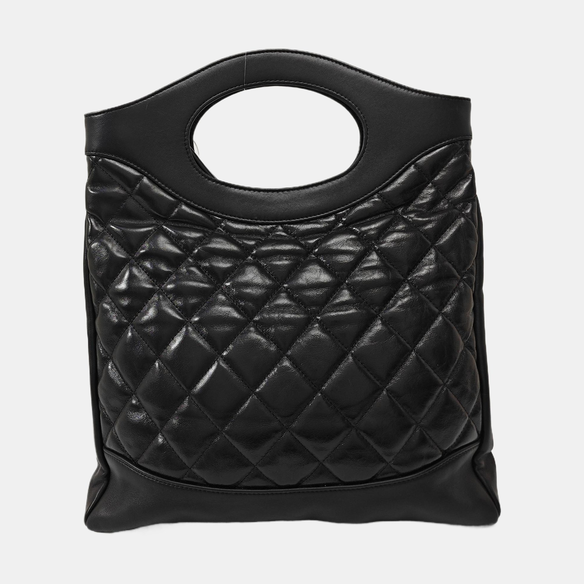 CHANEL 31 Small Quilted Calfskin Black