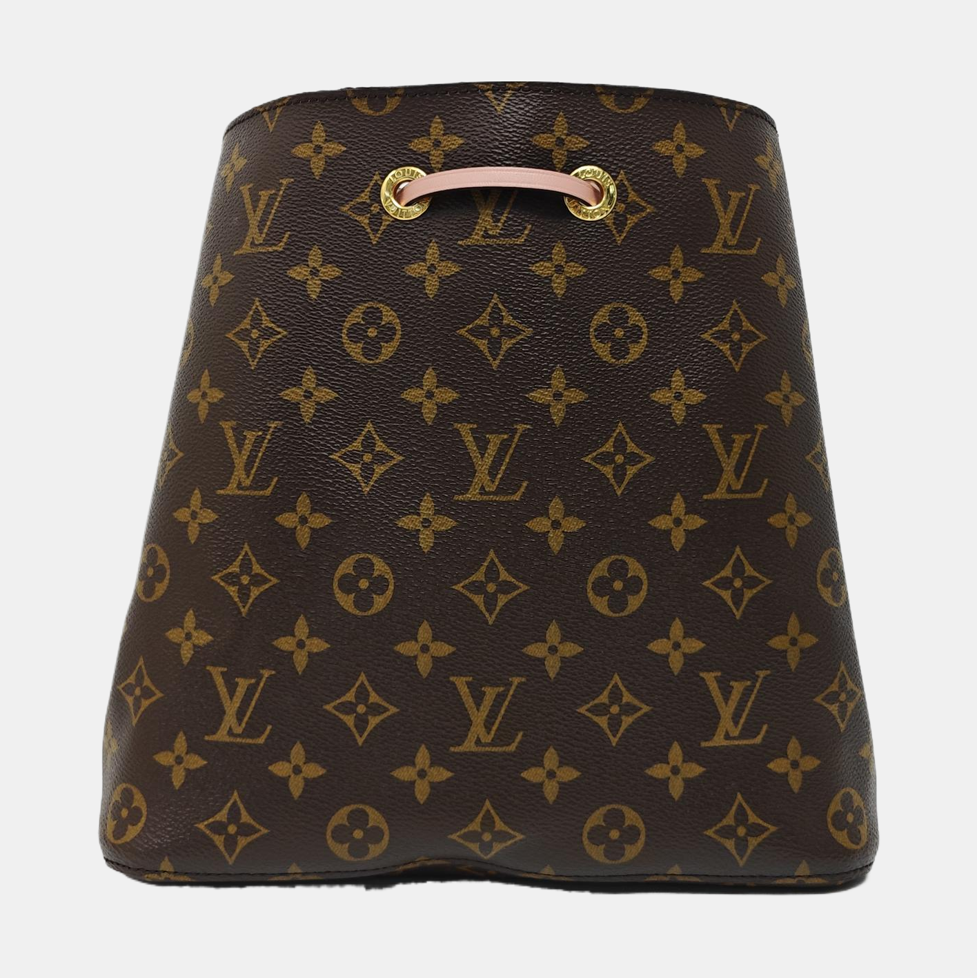 NÉONOÉ MM Monogram Coated Canvas Brown