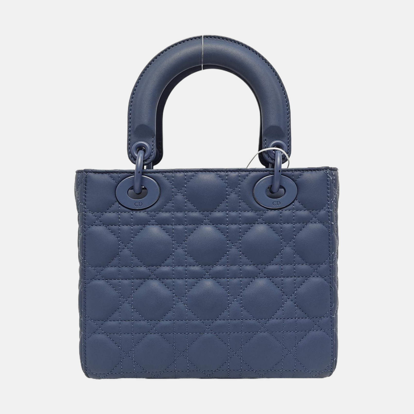 Lady Dior Small Cannage Lambskin Blue