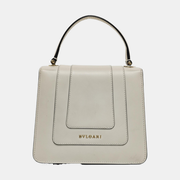 SERPENTI FOREVER Calfskin White
