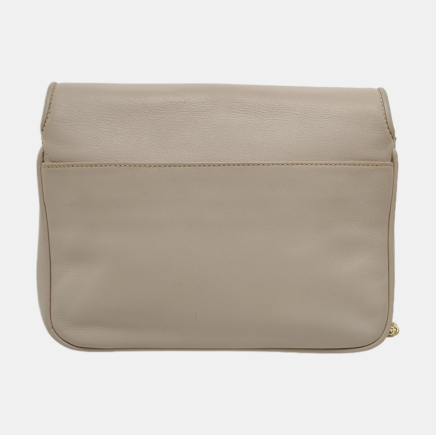 Authenticated pre-owned  TRIOMPHE Calfskin Beige - Shoulder Bag at Looply