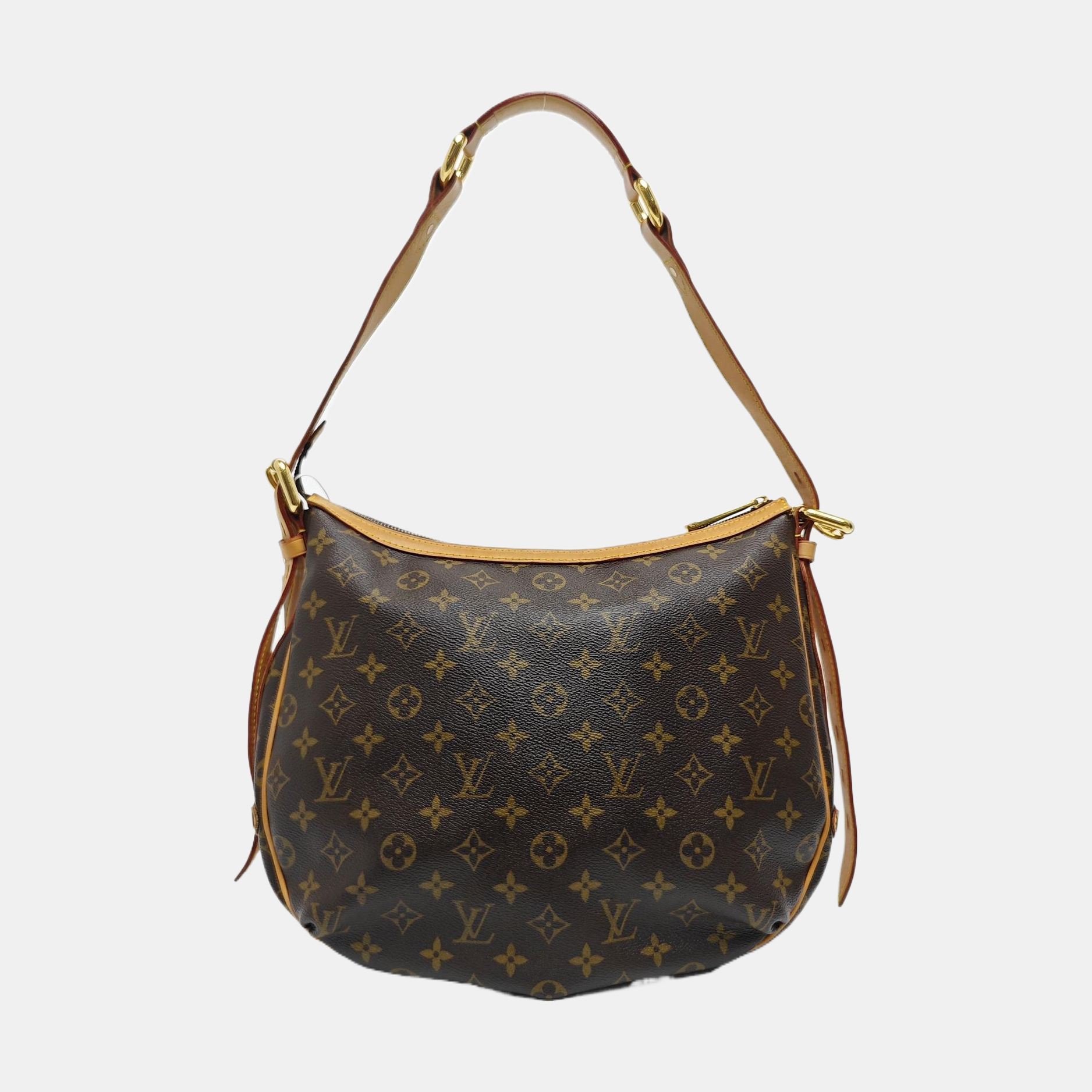 TULUM GM Monogram Coated Canvas Brown