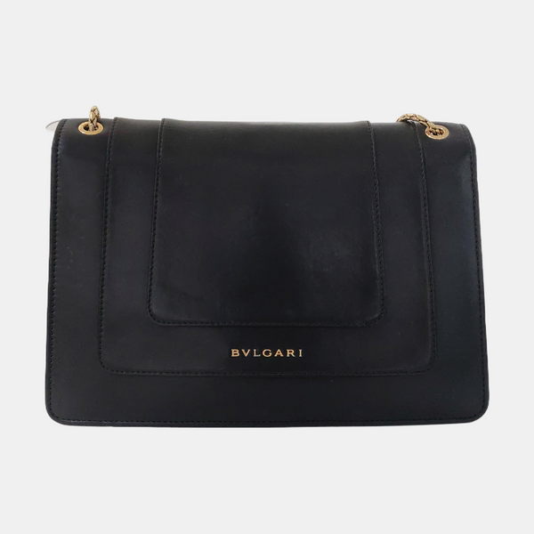 SERPENTI FOREVER Medium Quilted Calfskin Black