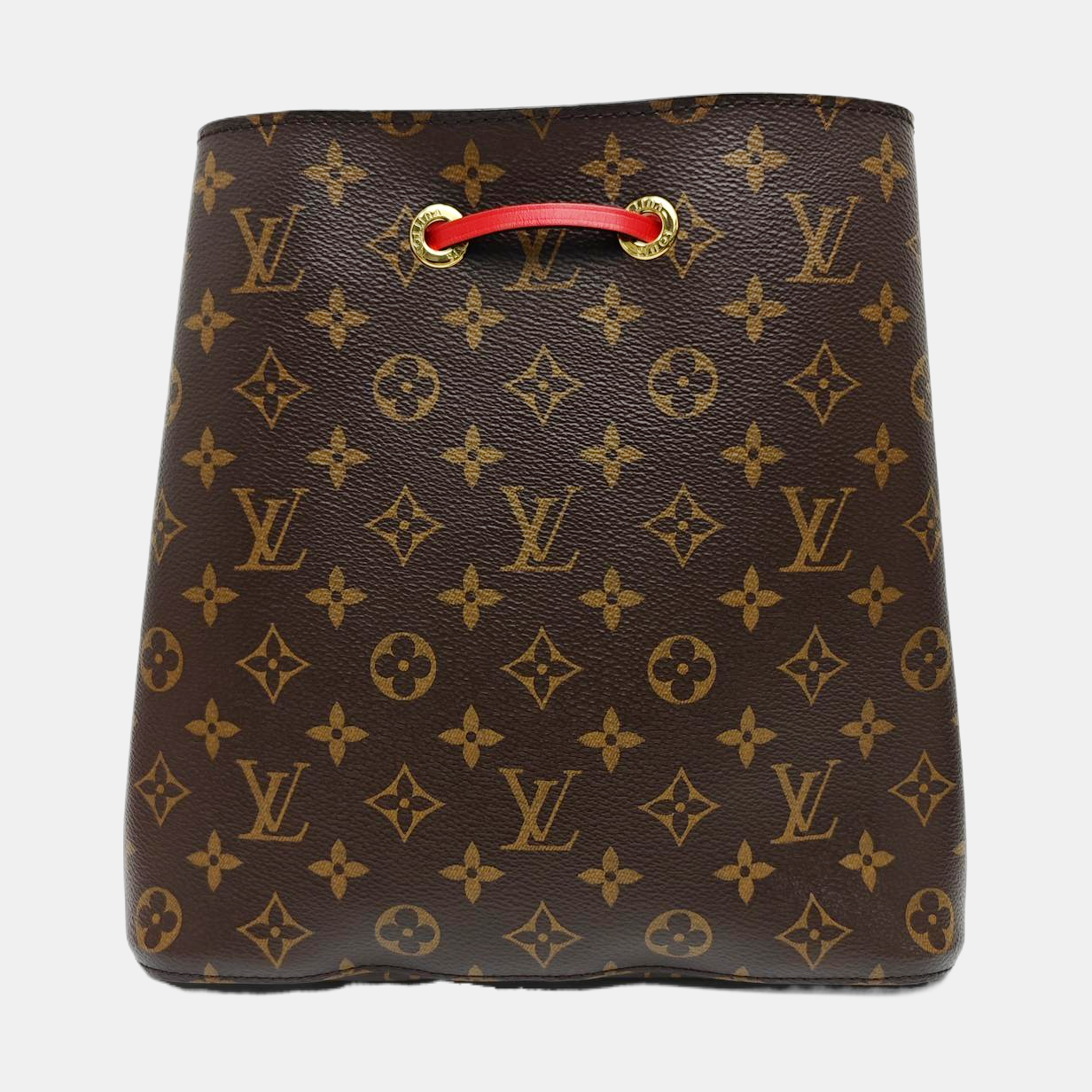 NÉONOÉ MM Monogram Coated Canvas Brown