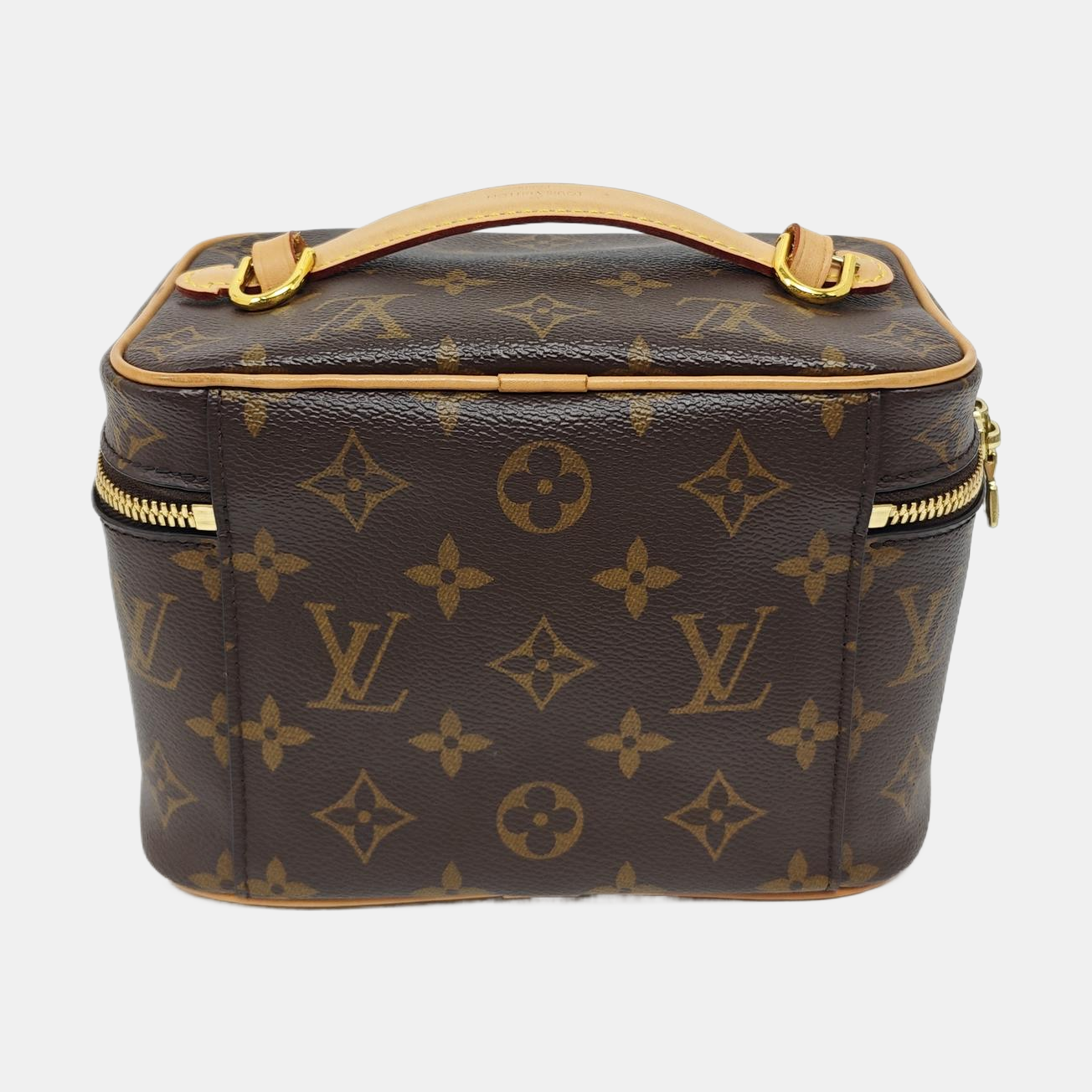 NICE Mini Monogram Coated Canvas Brown