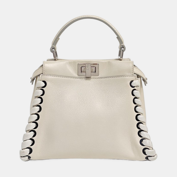 Peekaboo Mini Calfskin White